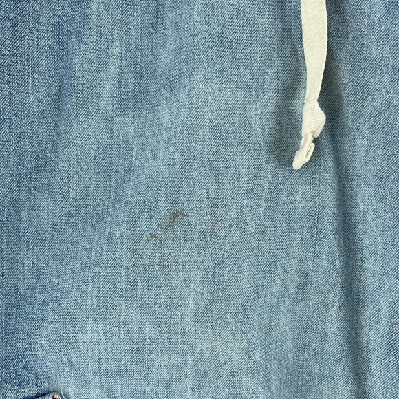 Abercrombie & Fitch Vintage Cargo Jeans Mens XLDistressed Blue *Flaw* 2916 - Picture 3 of 15